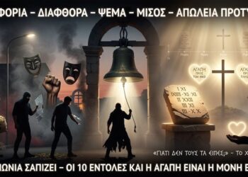 Μια κατάθεση για την ηθική κατάρρευση της κοινωνίας, την αδιαφορία, και το χρέος να «χτυπήσουμε καμπανάκια» πριν λογοδοτήσουμε