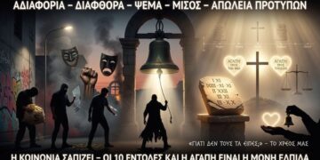 Μια κατάθεση για την ηθική κατάρρευση της κοινωνίας, την αδιαφορία, και το χρέος να «χτυπήσουμε καμπανάκια» πριν λογοδοτήσουμε