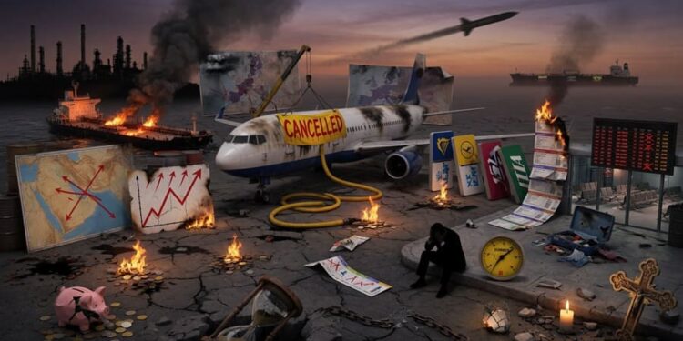 Αρμαγεδδώνας και λουκέτα – Ryanair: Κραχ στις αεροπορικές λόγω της κρίσης καυσίμων – Το κλείσιμο του Χορμούζ εκτοξεύει τις τιμές, οι αδύναμες εταιρείες καταρρέουν