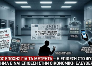 Τέλος εποχής για τα μετρητά: Όρια, πρόστιμα-φωτιά, και υποχρεωτική ηλεκτρονική πληρωμή – Το νομοσχέδιο που «εξοντώνει» το φυσικό χρήμα
