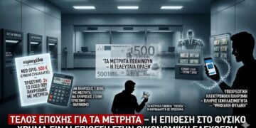 Τέλος εποχής για τα μετρητά: Όρια, πρόστιμα-φωτιά, και υποχρεωτική ηλεκτρονική πληρωμή – Το νομοσχέδιο που «εξοντώνει» το φυσικό χρήμα