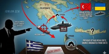 Το drone-σκάφος της Λευκάδας στόχευε ρωσικό τάνκερ νότια της Πελοποννήσου; – «Σιωπηλή συναίνεση» της Αθήνας, λέει η Μόσχα