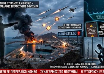 Το Ιράν επιτίθεται στα ΗΑΕ: Πύραυλοι και drones έπληξαν πετρελαϊκές εγκαταστάσεις στη Φουτζάιρα – Συναγερμός στο Ντουμπάι, οι τιμές πετρελαίου εκτινάχθηκαν