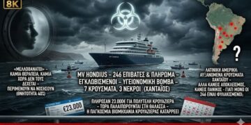 «Εκτελούν» 246 ανθρώπους – Το κρουαζιερόπλοιο MV Hondius γίνεται υγειονομική βόμβα: Χωρίς θεραπεία, χωρίς εμβόλιο, χωρίς λιμάνι – Η ηθική κατάρρευση μπροστά στον τρόμο του χανταϊού»