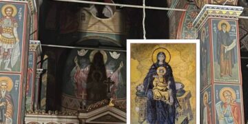 ΣΗΜΕΙΟ. Εμφάνιση της Παναγίας σ΄εκκλησία στην Αργολίδα τη Μ Πέμπτη. Μια Μαυροφόρα Παναγία στην κόγχη του ναού που παραπέμπει….