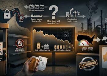 Τα Παγκόσμια αποθέματα πετρελαίου καταρρέουν – 246 εκατ. βαρέλια μέσα σε δύο μήνες, ελλείψεις σε Ασία, δελτίο στην Αυστραλία, η επόμενη στάση είναι οι ΗΠΑ
