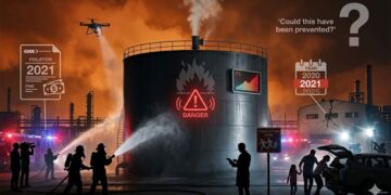 Τοξική βόμβα στην Καλιφόρνια – 50.000 κάτοικοι εκκενώνουν, η δεξαμενή με 7.000 γαλόνια χημικού καίγεται