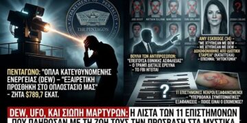 «Επίθεση με απόρρητο όπλο (DEW) και 11 εξαφανισμένοι επιστήμονες: Το θρίλερ των UFO αποκαλύπτεται – Το Πεντάγωνο επιβεβαιώνει όπλα κατευθυνόμενης ενέργειας, η Amy Eskridge…