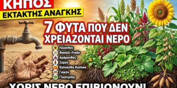 Ο Κήπος Έκτακτης Ανάγκης: Οι Μόνες 7 Καλλιέργειες που Χρειάζεστε Όταν Στερέψουν οι Βρύσες