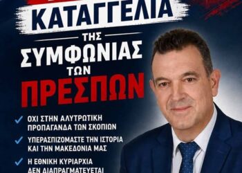 Νίκος Παπαδόπουλος: «Οι νέες προκλήσεις των Σκοπίων επιβάλλουν την καταγγελία της Συμφωνίας των Πρεσπών»