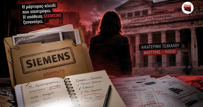 Αποστόλου: Η Siemens επιστρέφει: Το ΣτΕ, η μάρτυρας – κλειδί και οι νέες δικαστικές εξελίξεις.