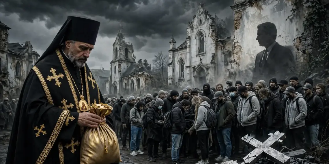 Παπα-Ηλίας Υφαντής: “Κάτω τα χέρια!” – Ο Μητροπολίτης ούρλιαξε υπέρ της αύξησης, ο λαός στο γύψο, και η Εκκλησία με το μέρος του Αντίχριστου
