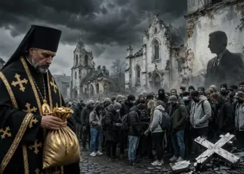 Παπα-Ηλίας Υφαντής: “Κάτω τα χέρια!” – Ο Μητροπολίτης ούρλιαξε υπέρ της αύξησης, ο λαός στο γύψο, και η Εκκλησία με το μέρος του Αντίχριστου