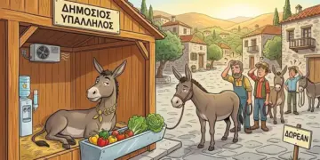 😂Ανέκδοτο: «Ο Γάιδαρος που… “Βολέφτηκε” στο Δημόσιο»: Το Ξεκαρδιστικό Ανέκδοτο για την Αλλαγή Νοοτροπίας!