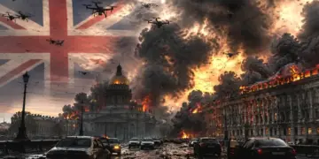 Ξεκίνησε – Οι Βρετανοί πρόβαραν επιδρομή χάους στην Αγ. Πετρούπολη με χιλιάδες drones – Ρωσικό μένος: Στάχτη το Λονδίνο