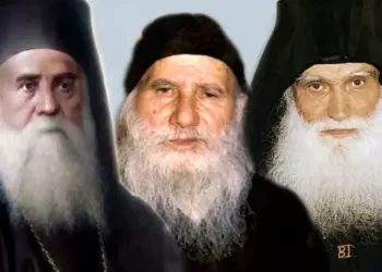 Τρεῖς Ἅγιοι συνεργάζονται γιὰ νὰ κτίσουν δεξαμενὴ νεροῦ στὸ Ἅγιον Ὅρος!