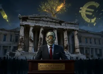 Κύκλωπες και Μινώταυροι στη Βουλή: Το καυστικό χρονικό της σύγχρονης «τερατοκρατίας» από τον Παπα-Ηλία Υφαντή