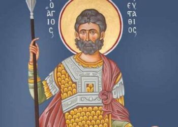 Ο ΑΓΙΟΣ ΜΕΓΑΛΟΜΑΡΤΥΣ ΕΥΣΤΑΘΙΟΣ