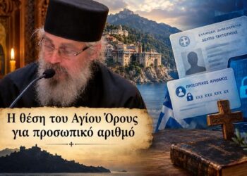 Ρωτήθηκε ὁ Γέροντας: Ποιά εἶναι ἡ θέση τοῦ Ἁγίου Ὄρους γιὰ προσωπικὸ ἀριθμό.