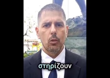 Δηλώσεις υποψηφιοτητας με τον Ελληνικό Παλμό, του Σέργιου Ζαχαριάδη.