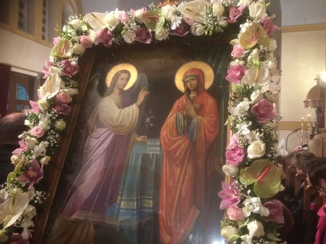 φωτο - η ΕΥΑΓΓΕΛΙΣΤΡΙΑ στο Νοσοκομείο του Ευαγγελισμού, έργο Αγιορειτών Πατέρων