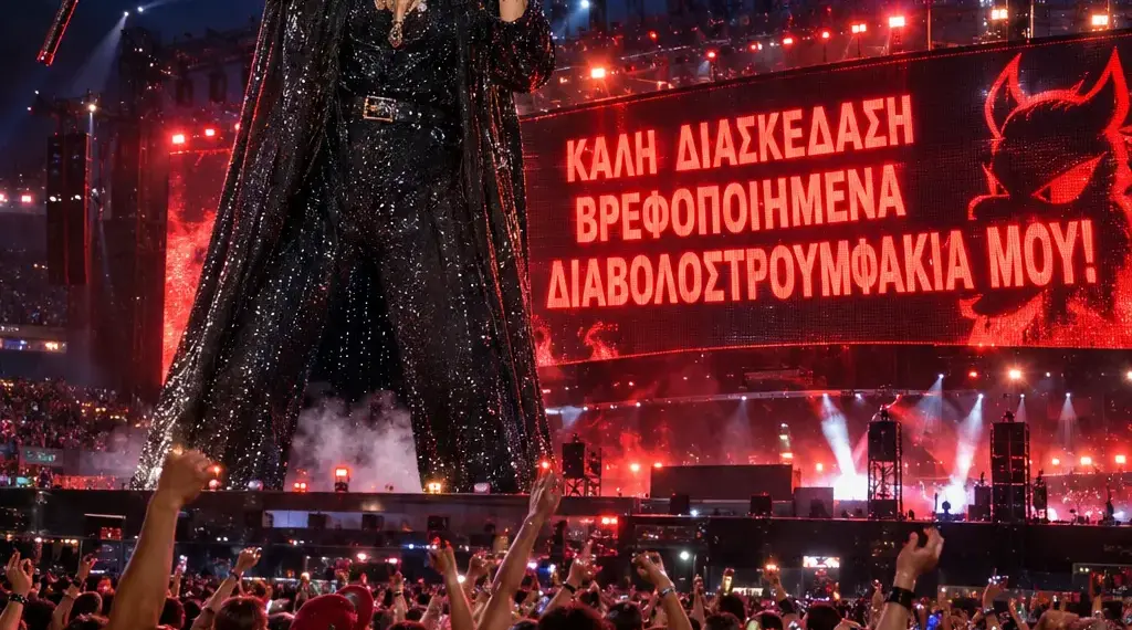 Κωνσταντίνος Ι. Βαθιώτης: Η δαιμονική φάκα του ΟΑΚΑ: Αποκρυφισμός και αυτο-βρεφοποίηση στην συναυλία της Άννας Βίσση, λίγο προτού η Ελλάδα σβήσει
